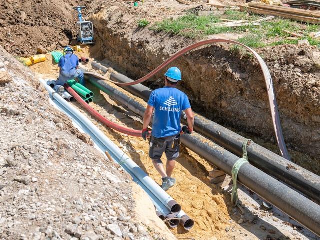 Vorarbeiter und Facharbeiter für den Tiefbau
