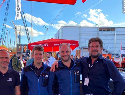 De gauche à droite: Roger Genten, Jörg Herzhoff, Daniel Huppertz, Georges Reuter.