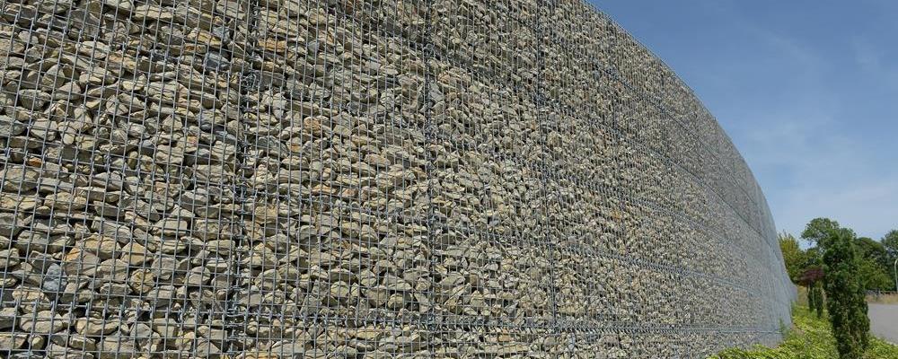 Gabions en soutènement - Murs en pierre naturelle