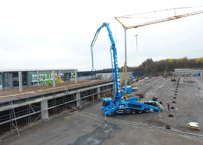 Livraison de notre nouvelle pompe à béton