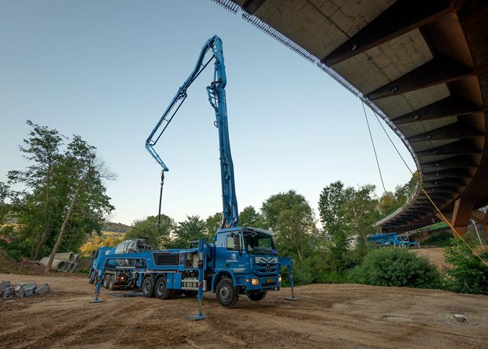 Travaux de bétonnage à Ettelbruck